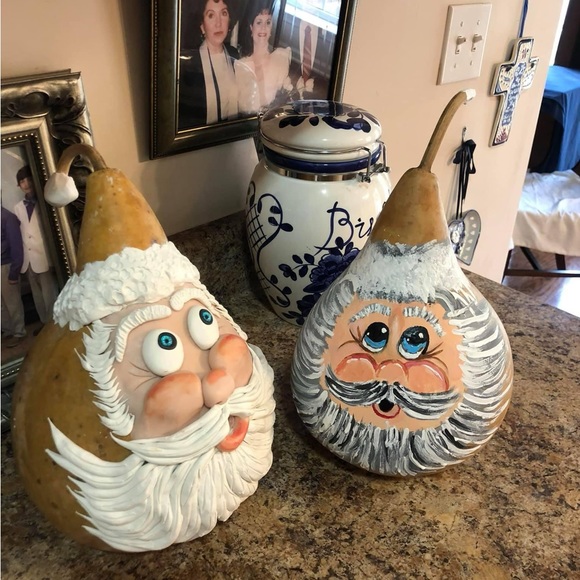 Gourds with Santa face - Picture 13 of 16